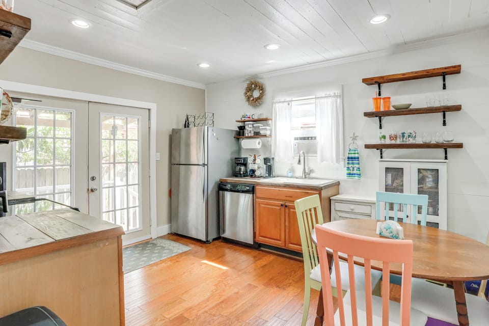 Dining Area | Dishware/Flatware | Mini-Split Heating & A/C | Window A/C Units