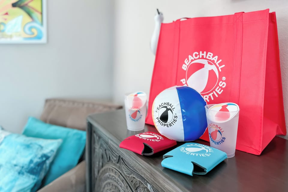 Beachball swag bag!