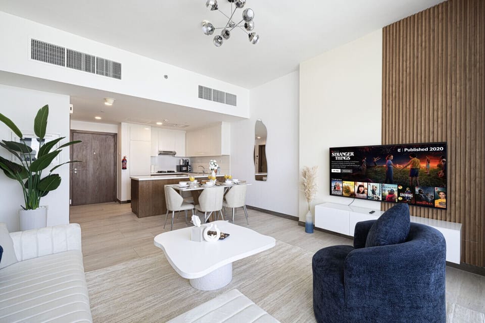 Relax and stream your favorites on the Smart TV