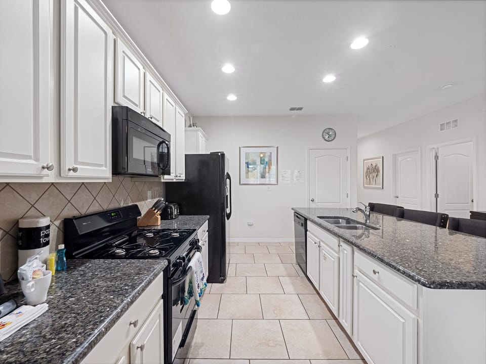 Gorgeous Kitchen with Basic Starter Essentials and Bar Stool Seating