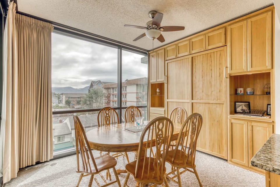 Take in a meal with plenty of natural lighting!