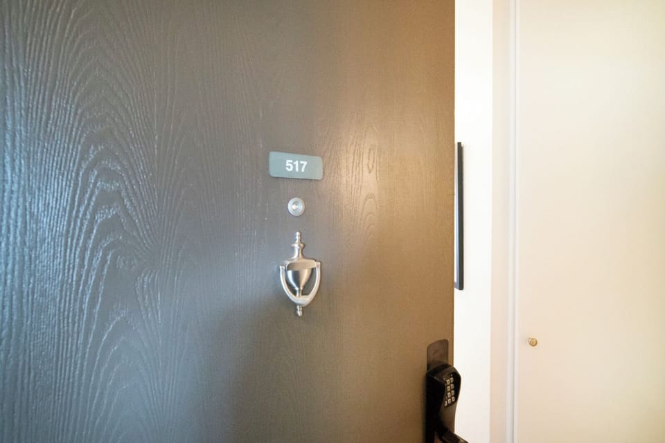 Keyless door means you'll never have to worry about forgetting or losing the key
