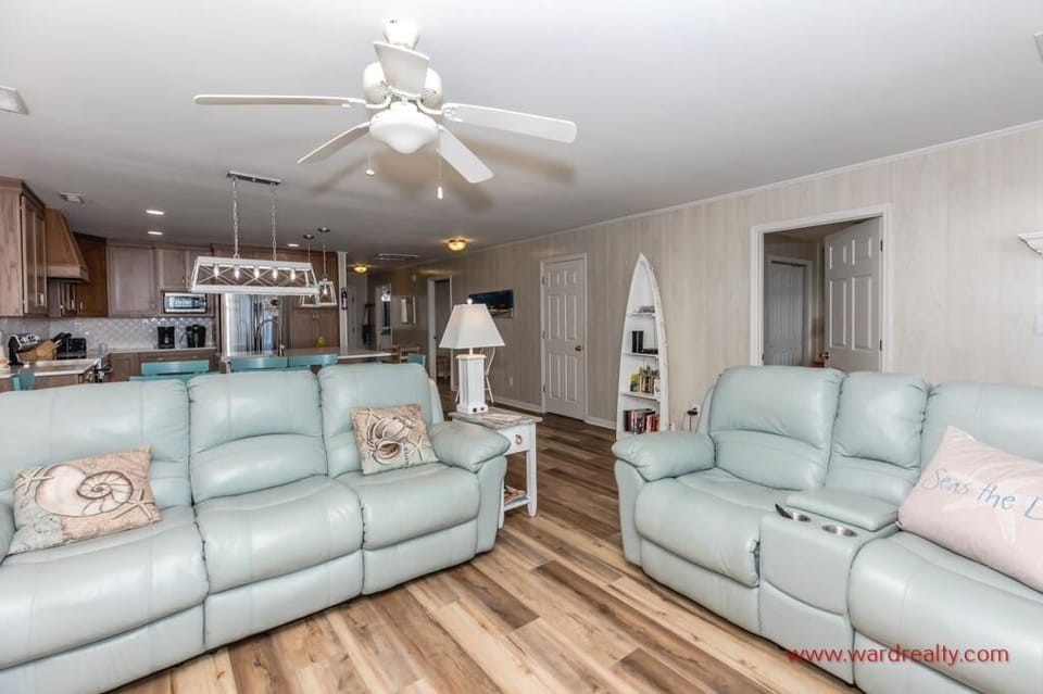 Open Floor Plan Living Dining Kitchen