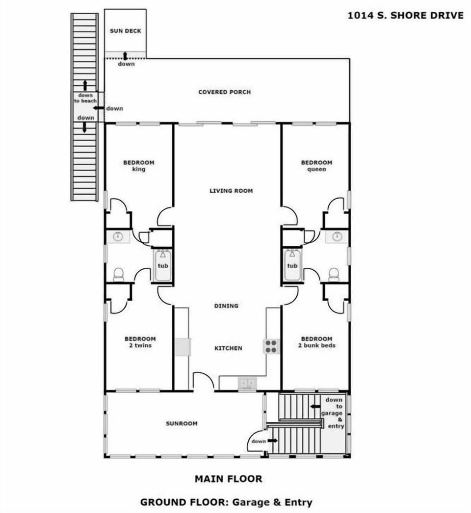 Our Heels in the Sand Floor Plan