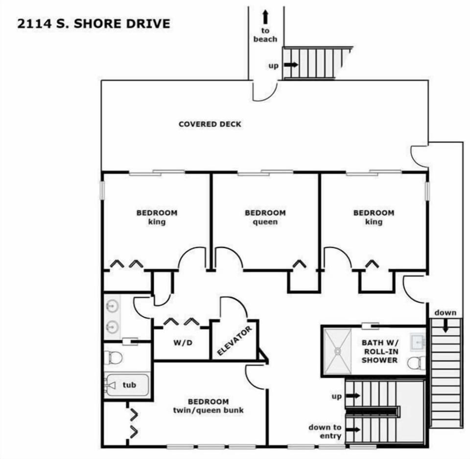 Simple Pleasure Floor Plan - 1st Floor