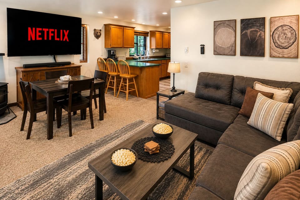 Streaming TV options in the living room