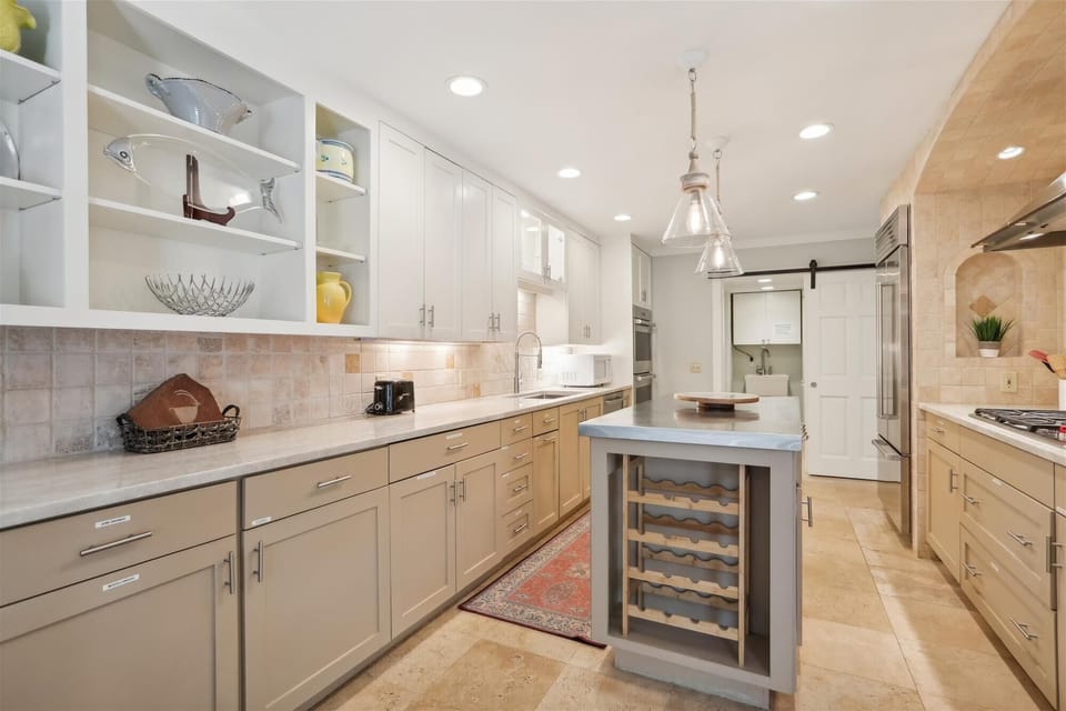 Kitchen at 41 Turtle Lane Club