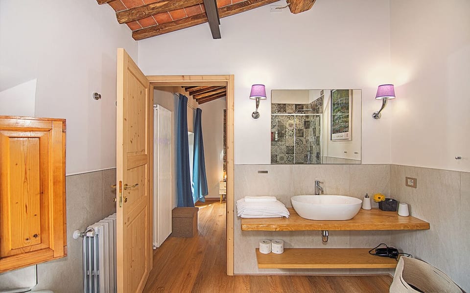 Deluxe Double or Twin Room, Mountain View | Bathroom | Shower, hair dryer, bidet, towels