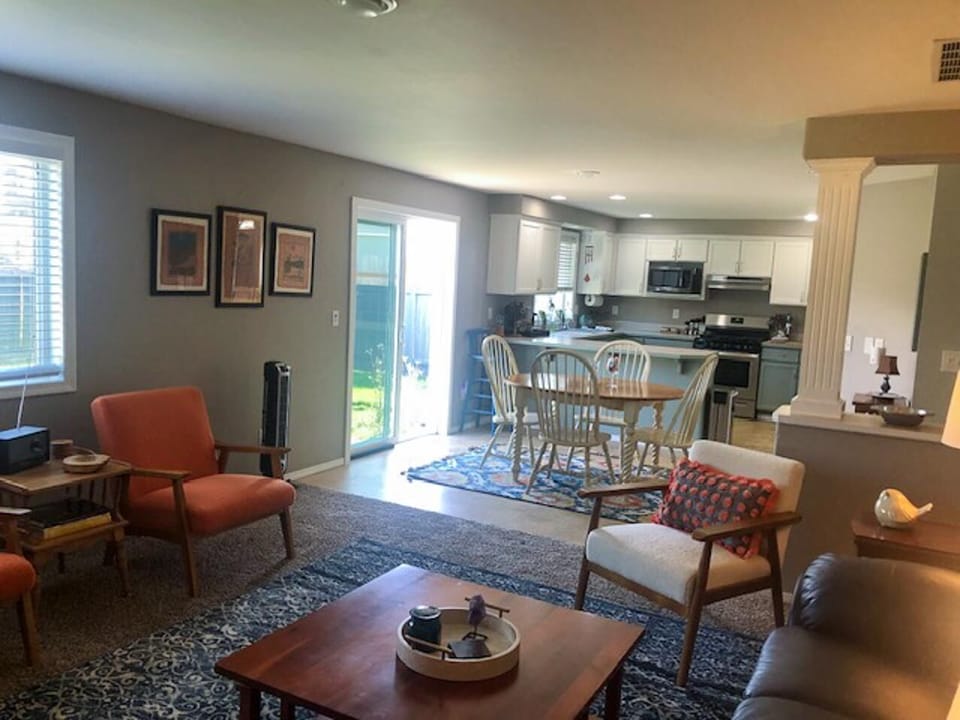 Living are and kitchen