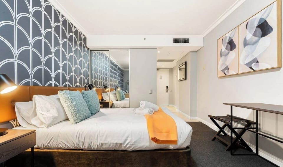 Comfortable sleeping space with clean linens provided