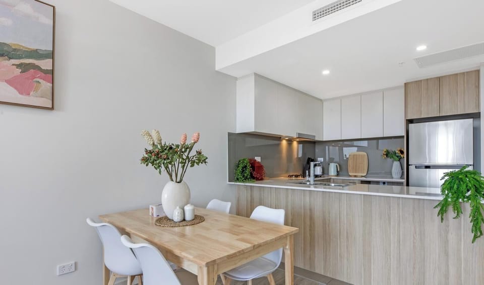 Bright dining space for enjoying meals together