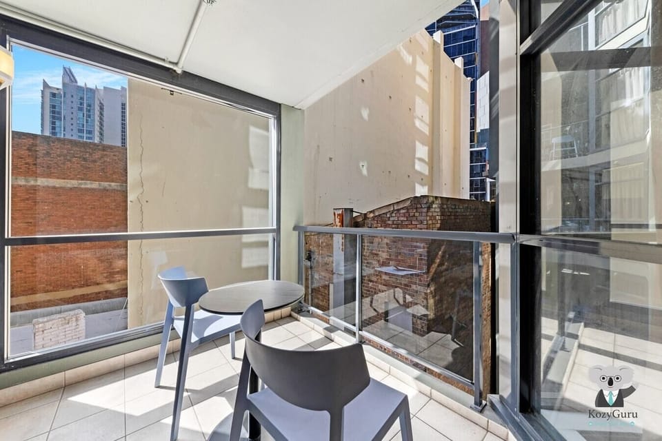 Private outdoor balcony for a quiet moment