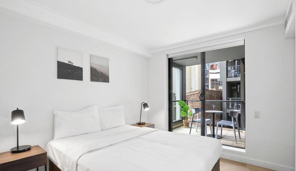 Comfortable sleeping space with clean linens provided
