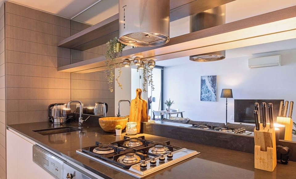 Clean and functional kitchen area