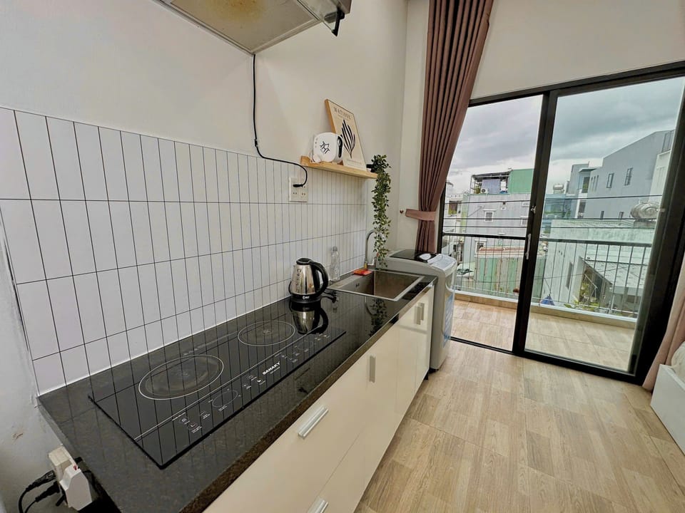 Superior Studio | Private kitchenette | Fridge, stovetop