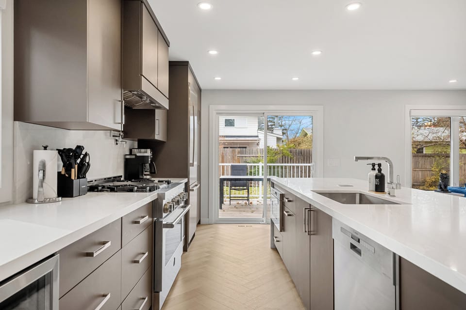 Guests will love the brand new kitchen 