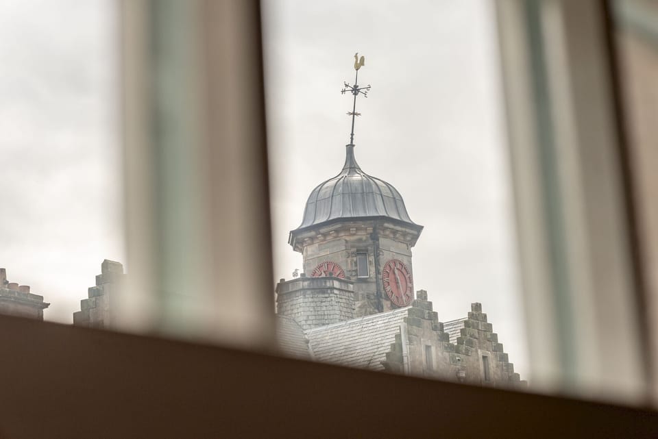 Beautiful views from 8 Abbey Street showcasing the surrounding architecture.