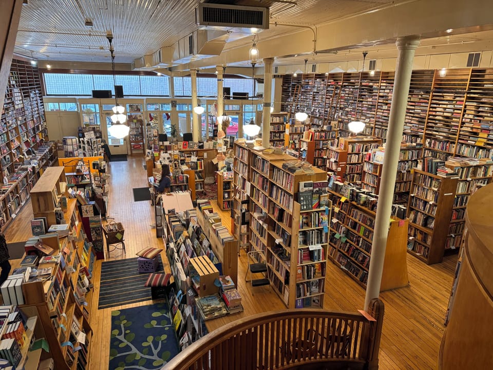 Bookstore & Coffeeshop on 1st floor. 