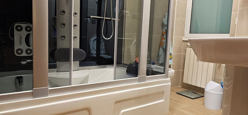 Free toiletries, hair dryer, slippers, bidet
