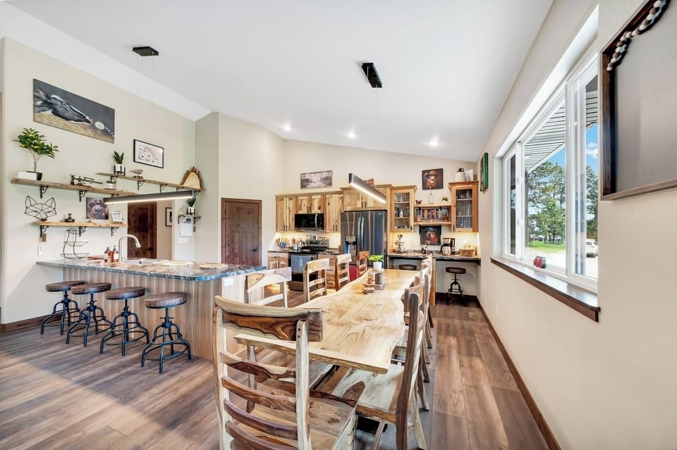Custom Kitchen table with tons of seating