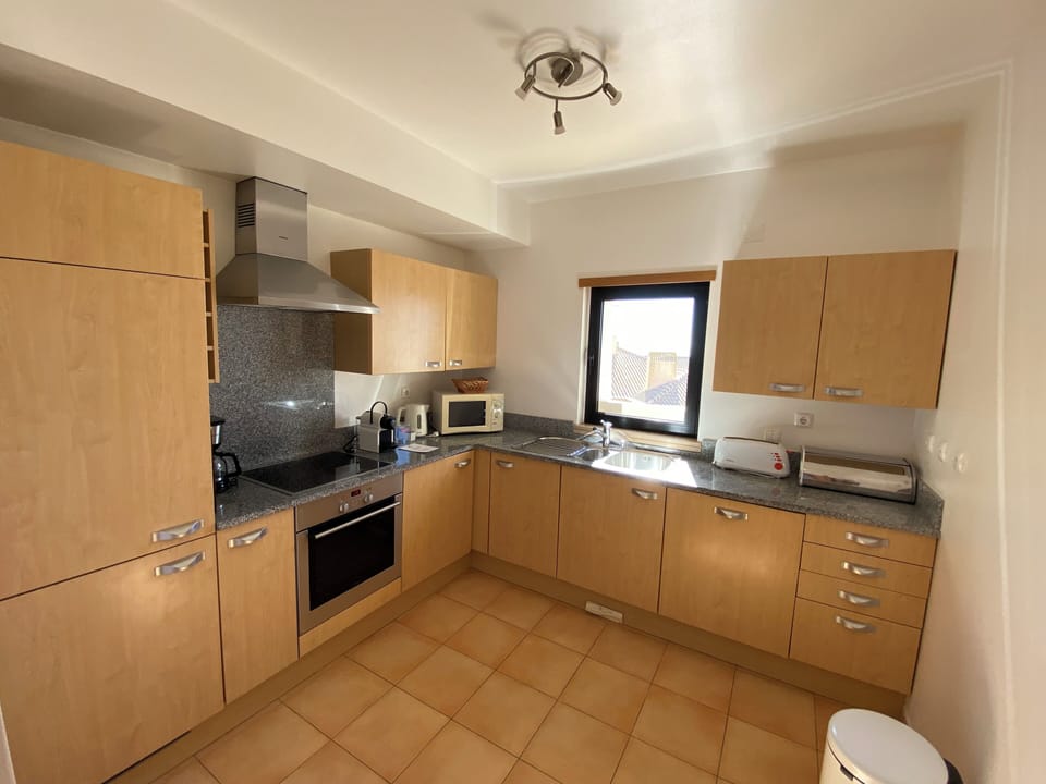 Apartment | Private kitchen | Fridge, microwave, oven, stovetop