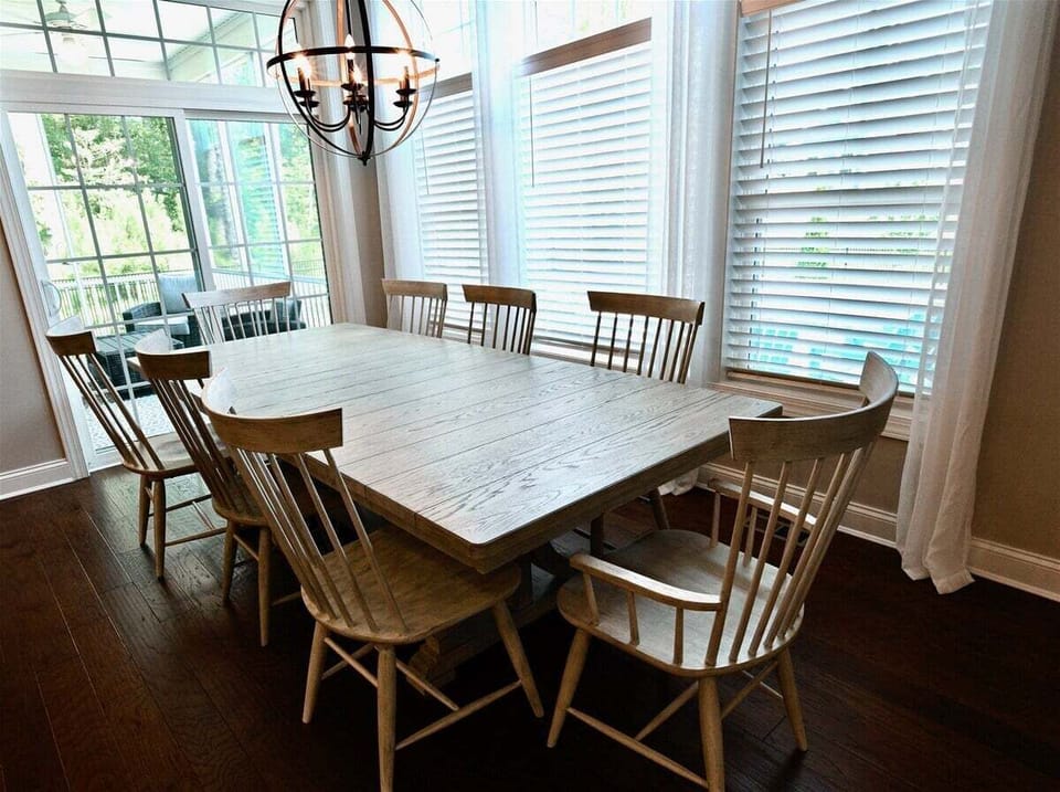 dining room off kitchen and living room