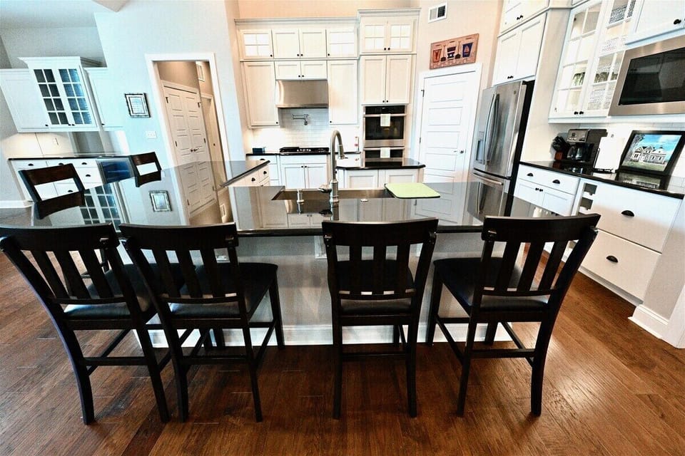 kitchen island with seating for six