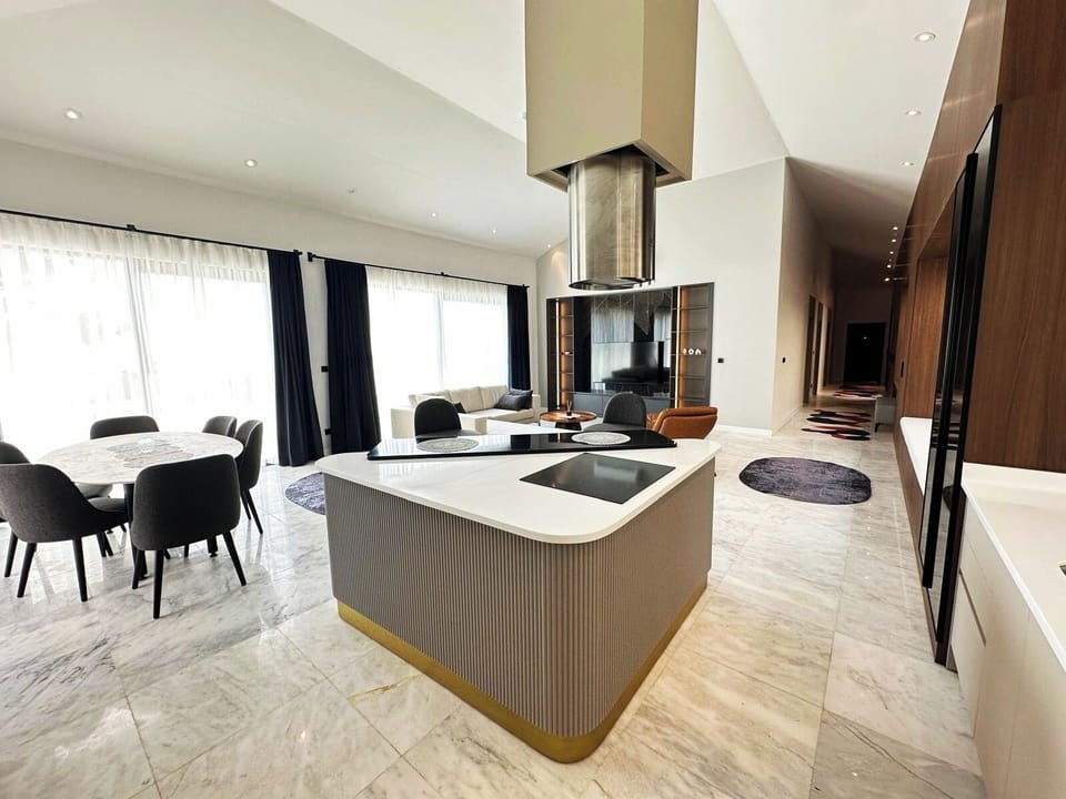 Deluxe Villa, Sea View | Living room
