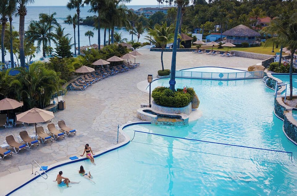 One of the resort's pool areas