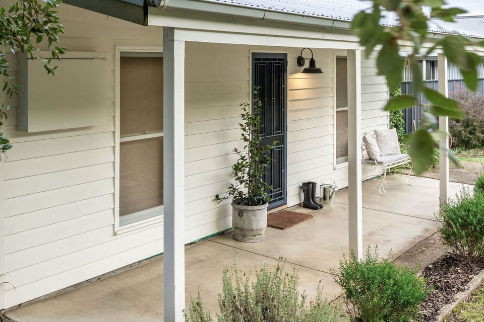 Enjoy a coffee in the morning on the front porch.