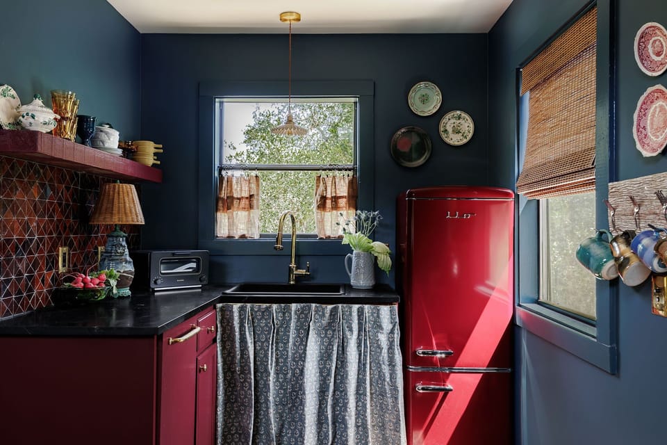The kitchen is well equipped with everything you need to create wonderful meals