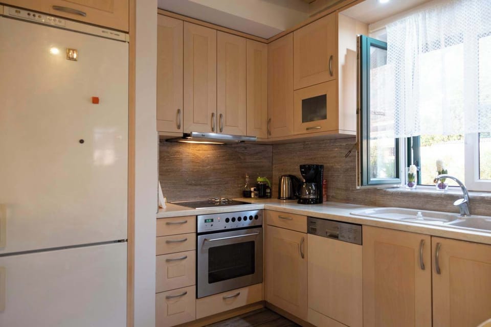 Fully equipped kitchen of the accommodation