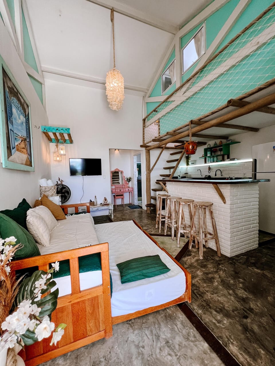 Family Suite, Sea View | Private kitchen