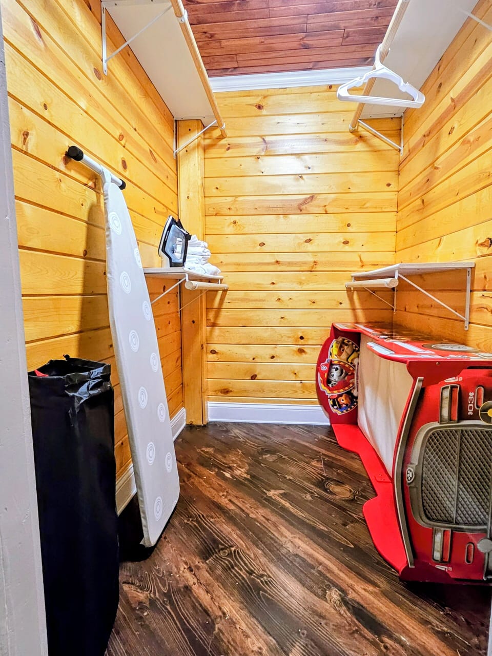 First Bedroom Walk-in Closet