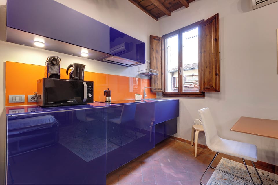 Apartment | Private kitchenette | Full-size fridge, microwave, espresso maker, electric kettle