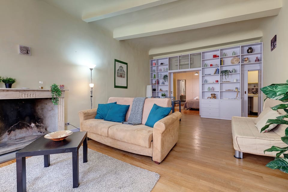 Apartment | Living area | 24-inch flat-screen TV with digital channels