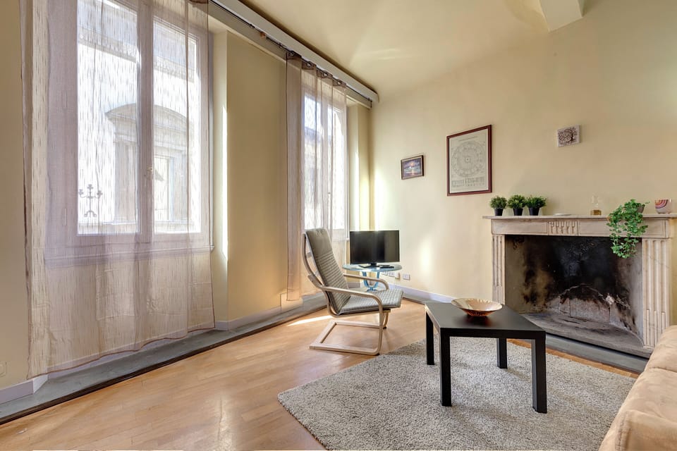 Apartment | Living area | 24-inch flat-screen TV with digital channels