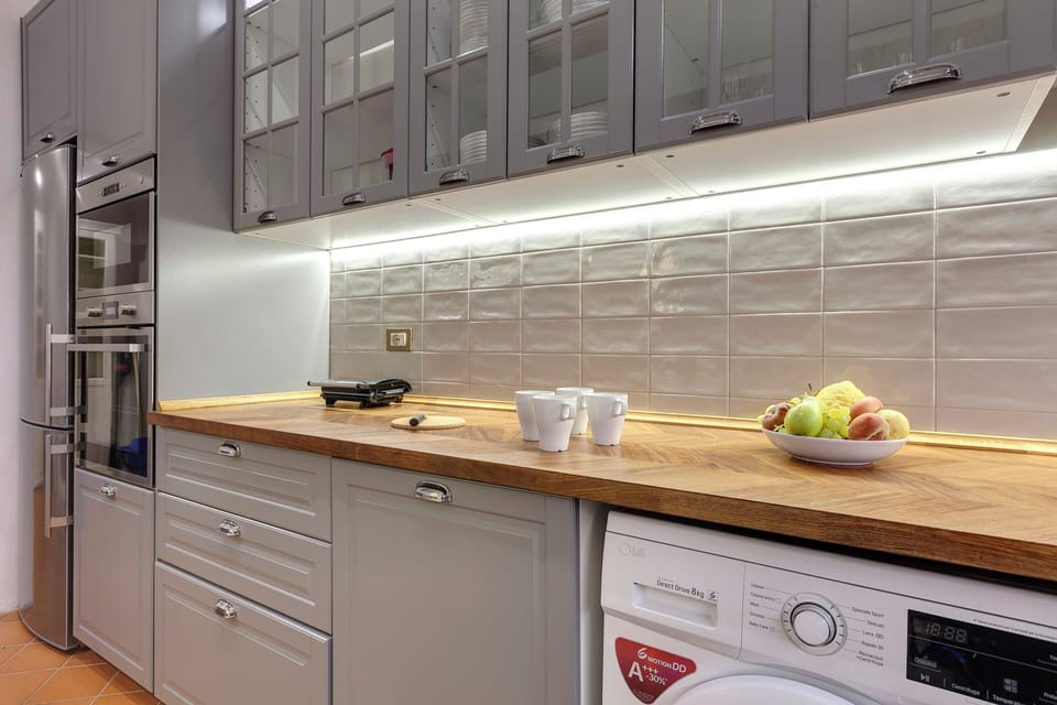 Apartment | Private kitchenette | Fridge, microwave, oven, dishwasher