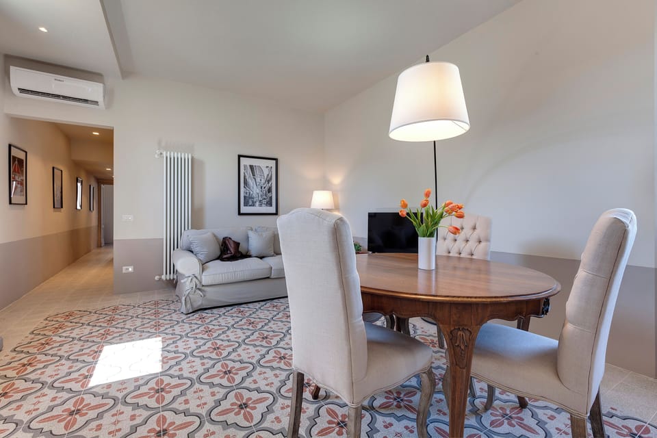 Apartment | Living area | 24-inch flat-screen TV with digital channels