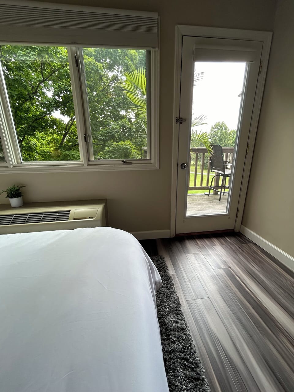 Door to Balcony from Bedroom number one (overlooking the golfcourse)!