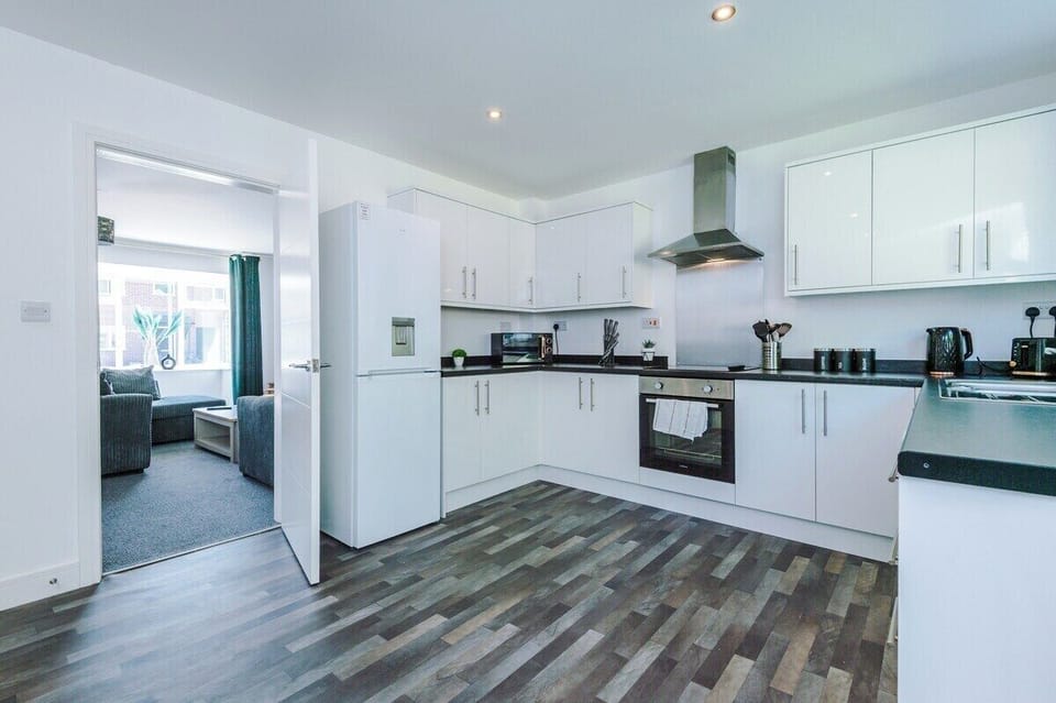 Fully equipped kitchen with all essentials for your stay.

