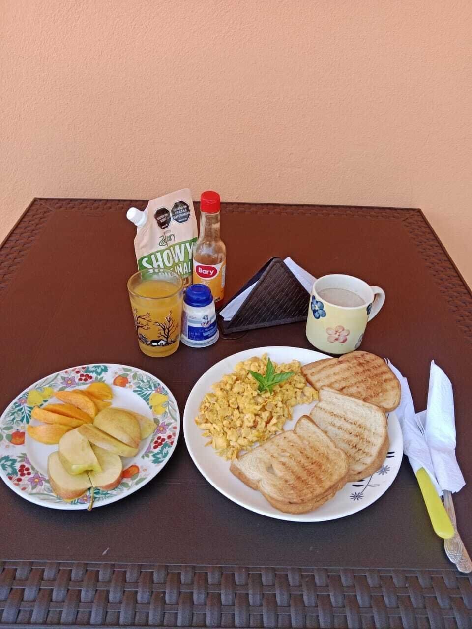 Daily full breakfast for a fee
