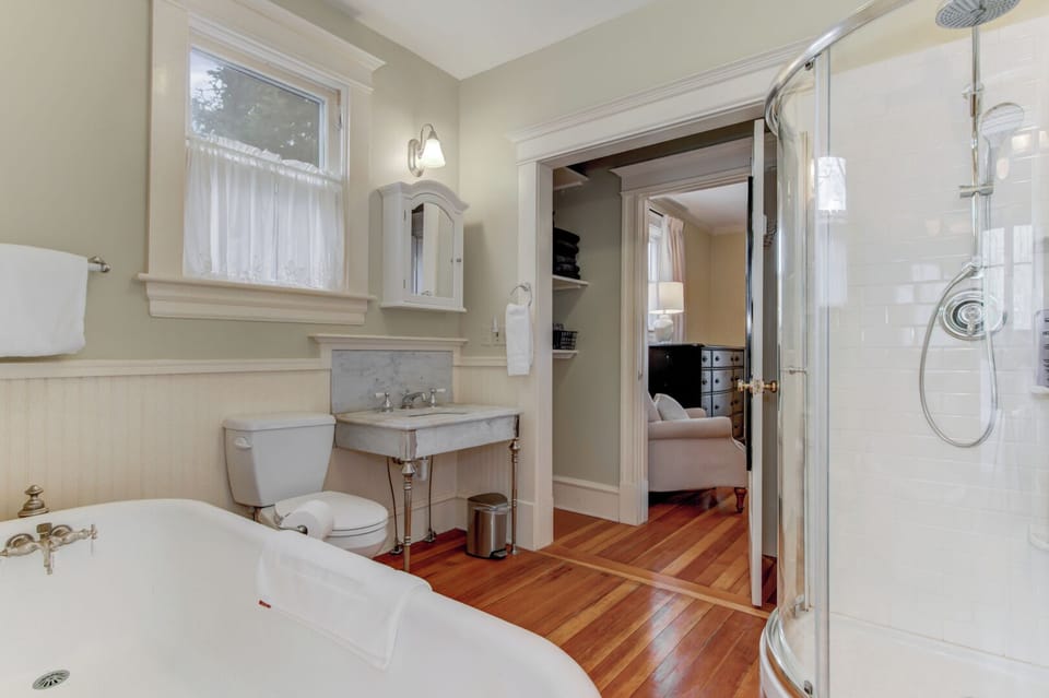 Second Floor full bathroom facing Gilded Room