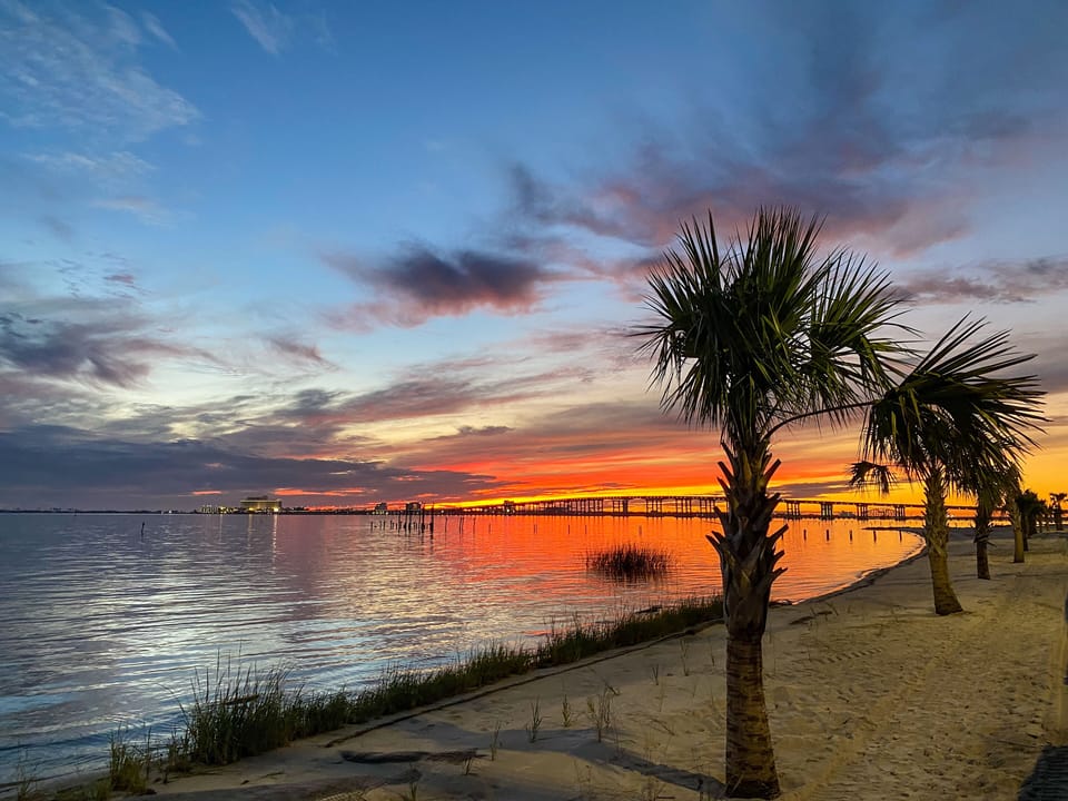 Beautiful sunsets can be found at nearby Front Beach 