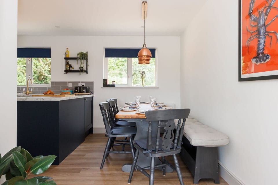 Enjoy home-cooked meals in the bright and spacious dining area.