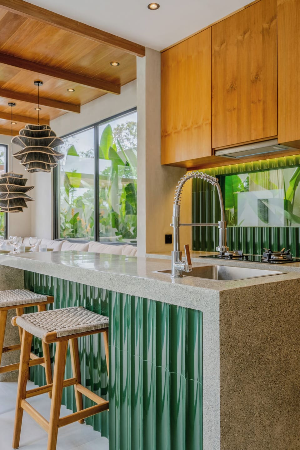 Villa, 2 Bedrooms | Private kitchen | Dining tables
