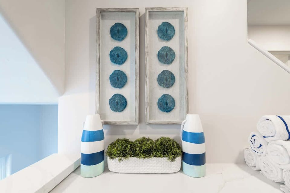 Relax in our coastal decor