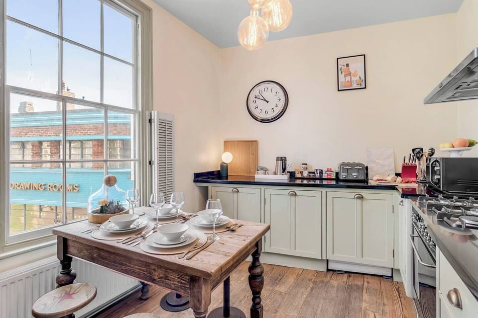 Enjoy the convenience of a fully equipped kitchen, perfect for preparing meals during your stay.