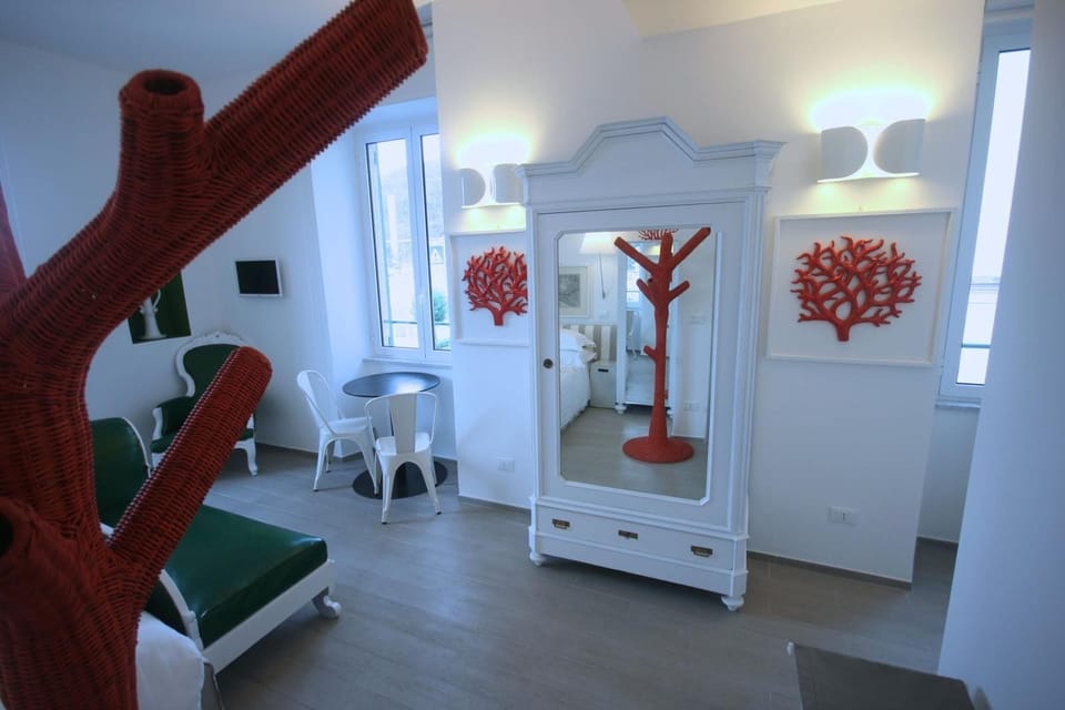 Junior Double Room, Balcony, Sea View | Minibar, in-room safe, blackout drapes, free WiFi