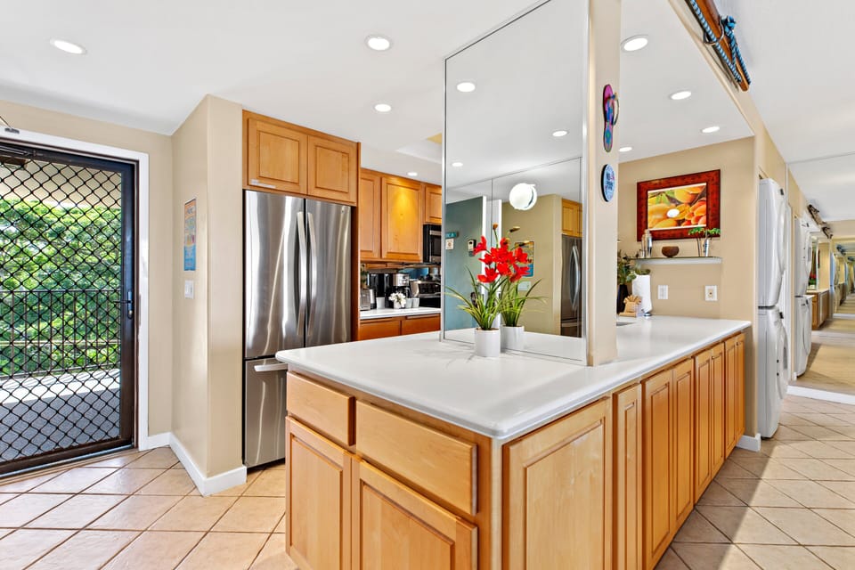 Open and airy kitchen